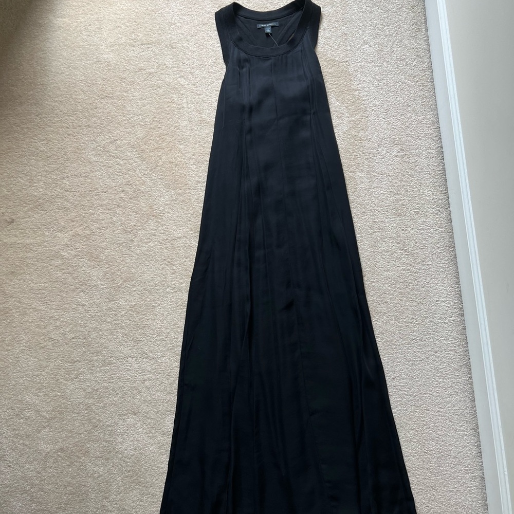 Vintage Banana Republic Silk Racerback Maxi Dresss